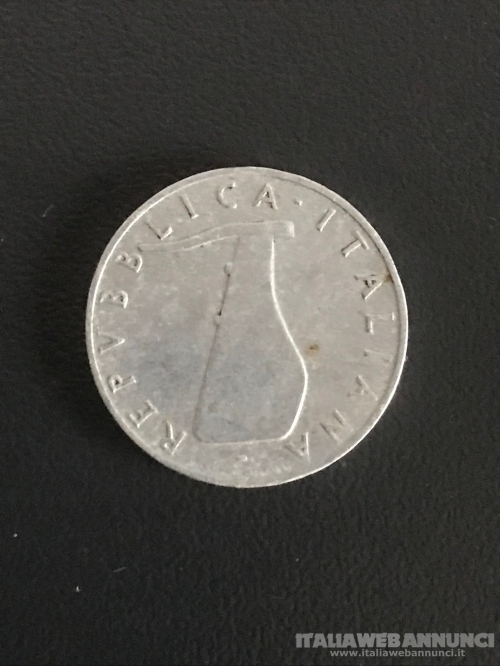 Rara moneta da 5 lire anno 1953