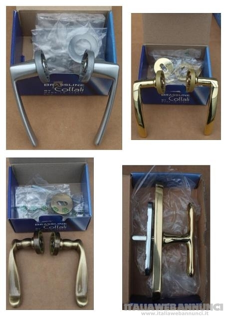 Stock maniglie in ottone made in Italy 9000 pezzi più 600 accessori