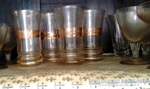 Bicchieri vintage vari tipologie