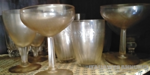 Bicchieri vintage vari tipologie