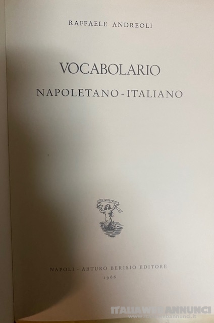 Vocabolario Napoletano - Italiano