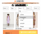 Stock di abbigliamento firmato dei brands Zalando
